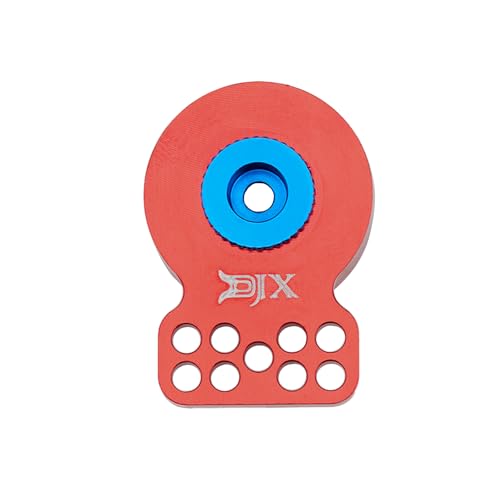 DJX CNC Aluminum Porous Servo Saver 23T/24T/25T (Red) - color: Red