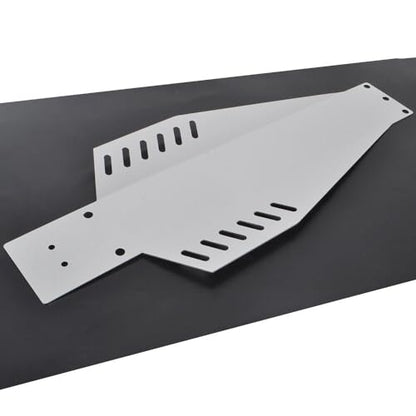 Aluminum Chassis Protector Skid Plate for 1/10 Traxxas Slash 2WD Rustler Bandit Replace Chassis VXL Upgrades