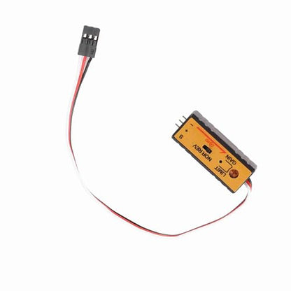 RC Stability Control Gyro High Precision Single Stage Gain Sensitivity Adjustable Gyroscope Stability Controller Module for RC Cars Boats 4 6V Plastic
