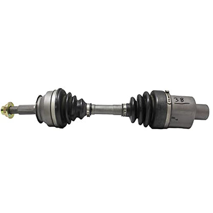 Detroit Axle - Front Right Passenger Side CV Axle Shaft Assembly | Replacement for 1990 1991 1992 Dodge Monaco Eagle Premier - size: 38_AX/Single
