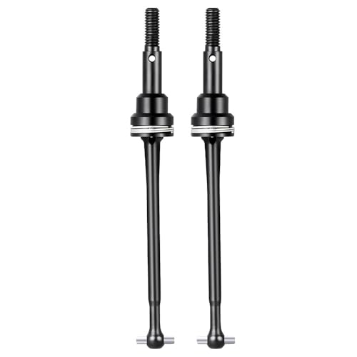 MORLORDY 2Pcs Front CVD Driveshafts Dogbone for 1/12 WL 12428 RC Off Road Truck Upgrade Parts