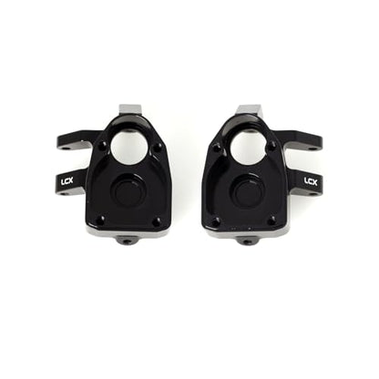 LCX Racing 1/8th RC Crawler Car Aluminum AF16P Front Portal Axles Steering Knuckles for Axial AXP8 Gilamon 2.2，Upgrades Parts Accessories