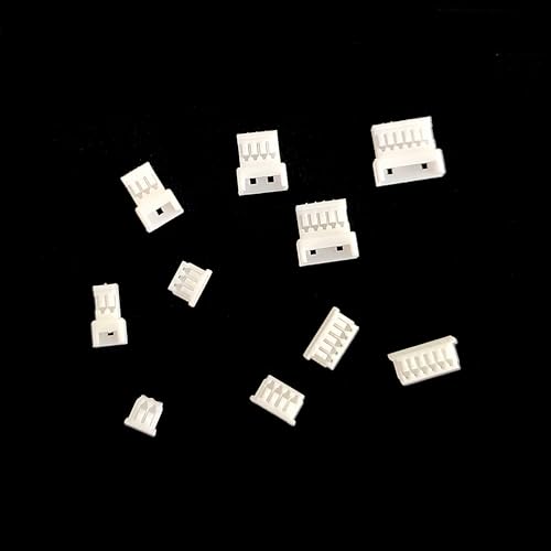 Jst 1.25mm Male Female Connectors Socket and Plug Kit with 15cm Pre-Crimped Silicone Cables Wire for Pixhawk Flight Controller