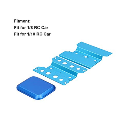 Aluminum Alloy Work Stand for RC Car 1/8 1/10, Stable Height Adjustable Repair Station for Remote Control Car , Blue 5.5 x 5.2 Inch 9.9 Oz