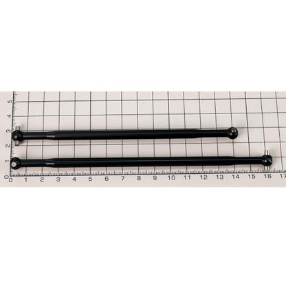 Steel Front & Rear Center Driveshaft Upgrades Part for 1/7 Big Rock 6S BLX,ReplaceARA310952&ARA310460(Black)