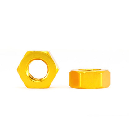 6063-T6 Aviation Aluminum Alloy Hexagonal nut 10 Pieces CNC Turning nut Standard nut Color nut M2 M3 M4 M5 M6 M8 （Silver,M3x0.5=10pcs） - color: silver, size: M3x0.5=10pcs