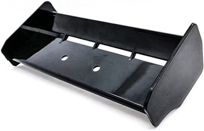 2Pack 1:10 Scale RC Plastic Rear Spoiler Tail Wing for 1/10 Scale RC Racing Car Off-Road Buggy Truck Accessories for HPI KYOSHO HSP 94106 94107 94166 06021 (Black Red) - color: Black Red