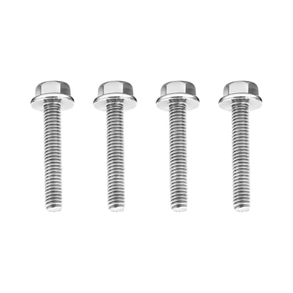 4PCS M6 x 35mm Car Mounting Bolt Screws Kit, OEM#W706175S43 | 304 stainless steel construction, replacement screw design, compatible with F-600 super duty E-350, car accessories - size: M6*35