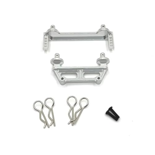 Rc Toys Accessories for MJX 16207 16208 16209 16210 H16 M162 M163 1/16 Metal Body Mount Post Shell Column RC Car Upgrade Replacements Accessories(Silver) - color: Silver
