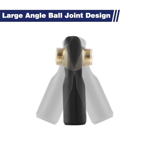 20PCS Large Angle RC Rod Ends Link Ball Ends for SCX24 Upgrade | Nylon Material, Brass Ball Core, Plug & Play