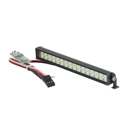 RC Light Bar 32 LED 4.02 Inch Aluminum RC Lights RC Crawler Accessories for Axial SCX10 Traxxas TRX4 TRX6 Arrma Senton Redcat GEN7 1/8 1/10 Scale Rock Crawler Truck RC Car Roof Light Kit