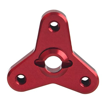 Aluminum Alloy Slipper Clutch Eliminator Compatible with Traxxas E-Maxx E-Revo Summit T-Maxx 3.3 Revo 3.3 1/10 RC Car Upgrade Parts (Red) - color: Red