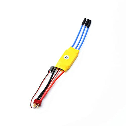 GoolRC 2212 1400KV Brushless Motor 30A ESC with T Plug 3.5mm Banana Connectors for RC Plane Helicopter Electronic Speed Controller - size: 1400kv with esc