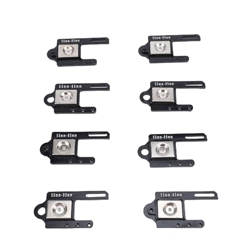 Generic 8Pcs RC Crawler Body Mounts Set, Powerful Magnet RC Body Post Mounts, Suitable for Different Vehicle, Black Appearance Processing