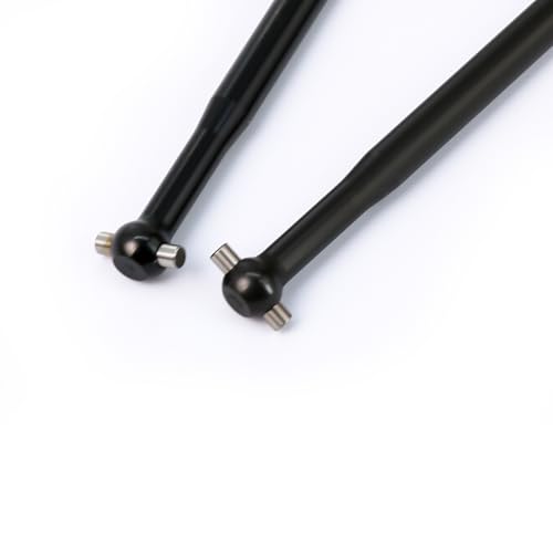 Steel Front & Rear Center Driveshaft Upgrades Part for 1/7 Big Rock 6S BLX,ReplaceARA310952&ARA310460(Black)