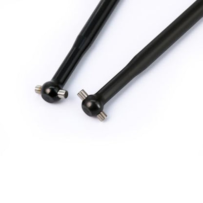 Steel Front & Rear Center Driveshaft Upgrades Part for 1/7 Big Rock 6S BLX,ReplaceARA310952&ARA310460(Black)