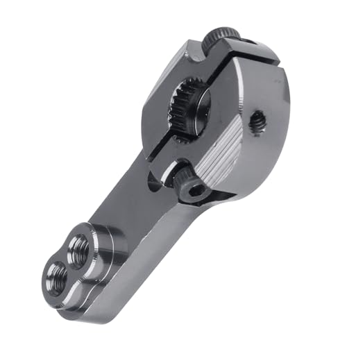 5 PCS FriHobby M3 25T Servo Horns Aluminum Servo Arms for Futaba Savox Axial HL HSP HD Xcore RC Crawler Car Truck Buggies Drift Racing Car Airplane-Silver