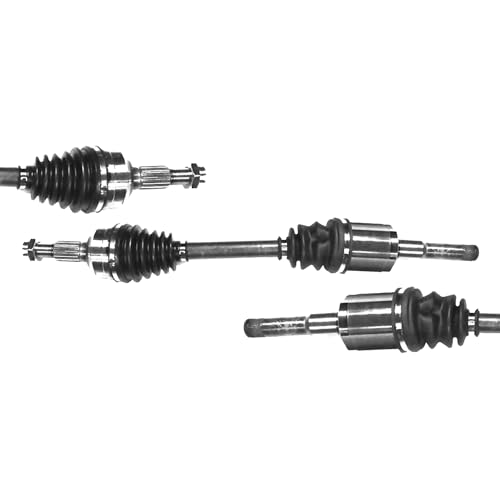 2 Pieces CV Axle Shaft Assembly Front AWD & FWD/FWD Compatible with Chevrolet Equinox 2010-2017, GMC Terrain 2010-2017 L4 2.4L CV Axle Joint Front Left Right Side - size: NCV10641_NCV10642/Pair