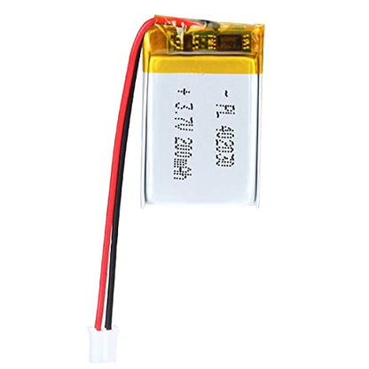 3.7V 180mAh 402030 Lipo Battery Rechargeable Lithium Polymer ion Battery Pack with PH2.0mm JST Connector
