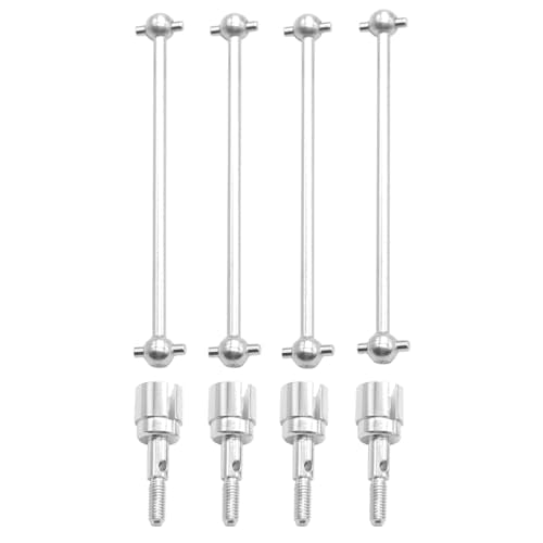 ShareGoo Metal 08029 Dogbones 89.5mm Drive Shaft & 02033 Stub Wheel Axle Compatible with Redcat Volcano Epx/Pro HSP Exceed 1/10 RC Car Truck Replacement