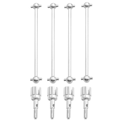 ShareGoo Metal 08029 Dogbones 89.5mm Drive Shaft & 02033 Stub Wheel Axle Compatible with Redcat Volcano Epx/Pro HSP Exceed 1/10 RC Car Truck Replacement