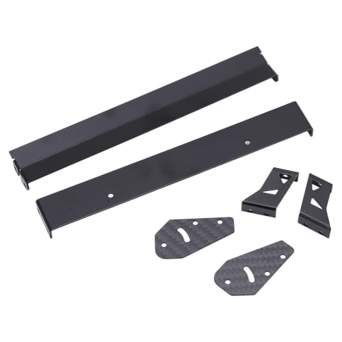 Aluminum Alloy Rear Wing Tail Spoiler for 1/10 RC On-Road Racing Drift Car, Aerodynamic Design, Adjustable Angle, Easy Installation, Durable Construction