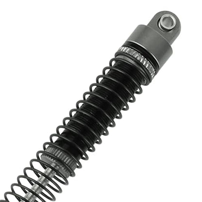 78mm Aluminum Long Threaded Shocks Absorbers Oil Damper for 1/18 RC Crawler TRX4M TRX-4M KUpgrade Parts (Gray) - color: 78mm-gray