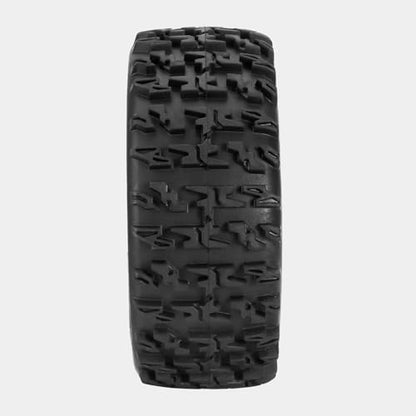 fujita 1/10 RC Racing Short Course Truck Tire & Off-Road Tyre Set Competible for ARRMA SENTON 3S Traxxas Slash4X4 Losi Tenacity Redcat HPI HSP RC Hort Course Truck Car（Black B） - color: Black B