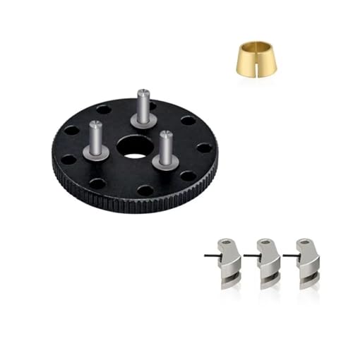 RC Car Accessories for TRAXXAS for Nitro for Slash for Rustler T-Maxx 4142 4146 3281 Metal Flywheel Clutch Bell Set RC Car Upgrade Parts Accessories(Black) - size: Black