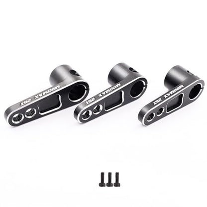 Aluminum 25T Servo Arm for Futaba Savox Power HD Servos Motor(Black) | 25T Servo Horn for 1/8 1/10 RC Off-Road Crawler Drift Racing Car,CNC Machining,High Strength