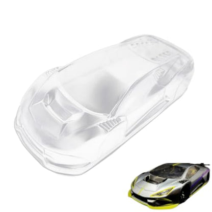 1/28 RC Clear Body Shell – Transparent PC Car Cover for 98mm Wheelbase Hobby Truck – DIY Upgrade Frame
