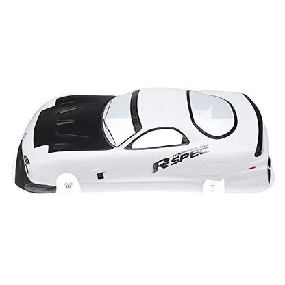 Parts & Accessories 1/10 Clear RC Silk Screen Car Shell Modification for Mazdas RX7 Wheelbase 210X460MM PVC 1:10 Painted Body Shell withSpoiler Part