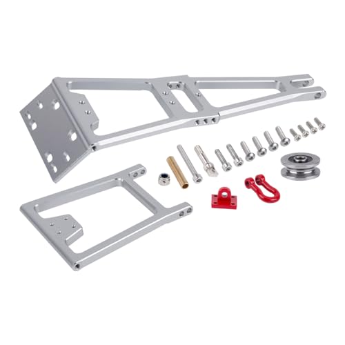 RC Winch/Servo Rescue Truck Tow Truck Crane Arm Wrecker DIY Tool 1/10 RC Crawler Car Axial SCX10 D90 TRX4 Capra LCG Chassis Part (B 5 in 1 Wrecker KIT) - color: B 5 in 1 Wrecker Kit