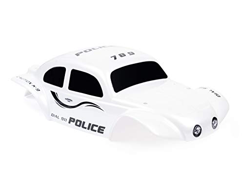 SummitLink Custom Body Police Style Compatible for 1/10 Scale RC Car or Truck (Truck not Included) SSB-PW-01