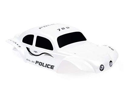 SummitLink Custom Body Police Style Compatible for 1/10 Scale RC Car or Truck (Truck not Included) SSB-PW-01