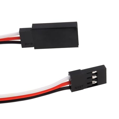 15Pcs 3-Pin Servo Extension Cable 15cm Male to Female JST Plug Servo 30 Core Wire Cable Connectors Fit for JR RC Airplane Car Remote Control Parts