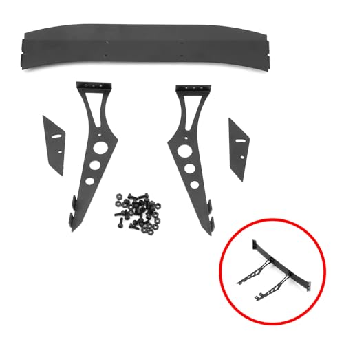 RC Metal Tail Wing Rally Car Rear Spoiler for 1/10 RC TT02 XV01 HSP94123 PTG2 Universal Upgrade Parts