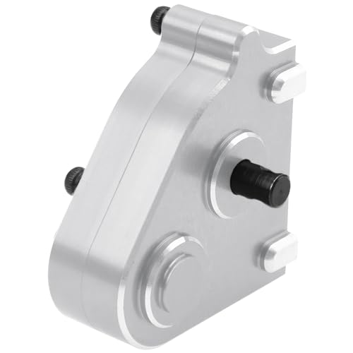 Metal Transfer Case Gearbox Transmission Gearbox Compatible with MN128 MN86 MN86K MN86S MN86KS 4WD G500 1/12 RC Crawler Car Upgrade Part (Silver) - color: Silver