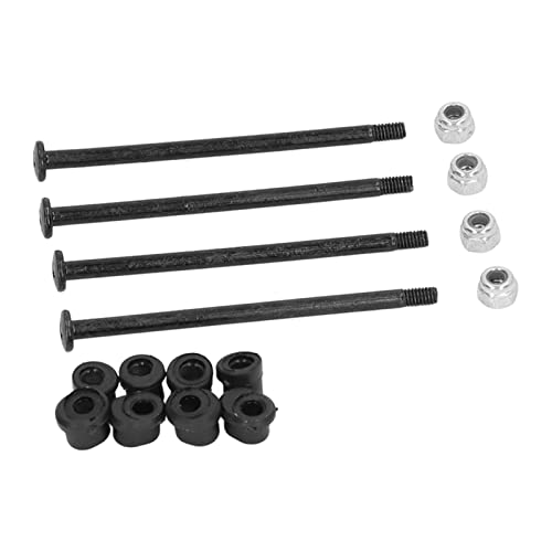 RC Screw Kit, High Precision Steel Components for RC Crawler Upgrades, Steel RC Crawler Parts, Durable Screws, Nuts, Shaft Sleeves for 144010 144002 124016 124017 Cars Repair and Performance