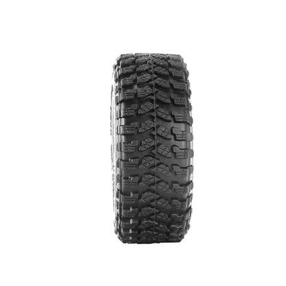 RC Car Tires,WONFAST 4PCS 1.55 inch Mud Wheel Tyre Terrain Crawler Rubber Tires Foam Insert for 1:10 RC Crawler Car for Axial 90069 TF2 D90 CC01 LC70 Tamiya MST JIMNY UTB18(90MM-B) - color: 90mm-b