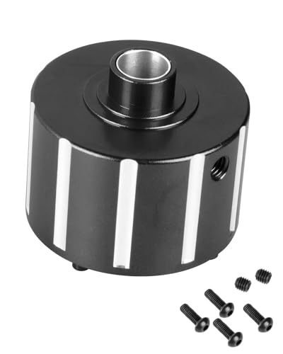 Aluminum Differential Carrier Diff Case Upgrades Part for 1/5 Kraton 8S BLX Outcast 8S BLX,Black - color: Black (Upgrades Part)