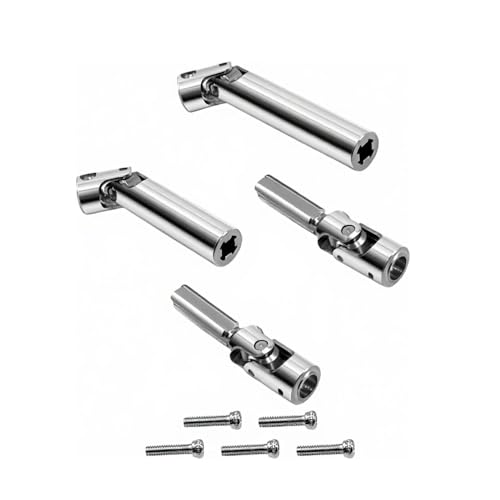 Stainless Steel Center Drive Shafts for Redcat Ascent-18 Rc Car Upgrade Parts Crawler Accessories 1/18