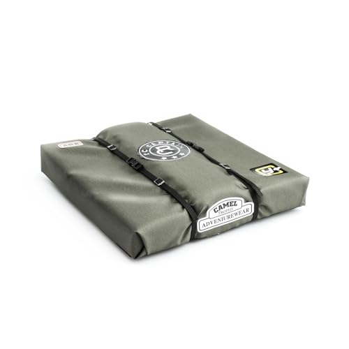 RC Car Simulated Roof Luggage Tent Bag Decorate Handmade for 1/8 1/10 RC Crawler Car TRX4 Defender SCX10 90046 RC4WD (Green) - color: Green