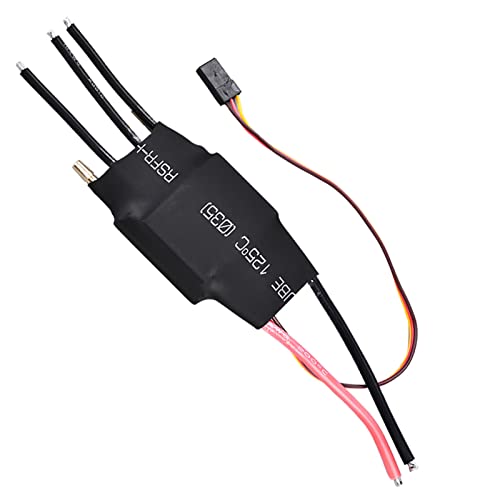 Brushless ESC, Fastest Response Water Cooling Plug and Play Speed Controller 60A for RC Boat Marine Applications High Performance Boating Enthusiasts