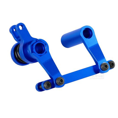 RC Steering Bellcranks Servo Saver Upgrades Part for 1/10 T-Maxx/E-Maxx,Aluminum Steering Bellcranks Servo Saver Hops up,#4945,Navy Blue - color: Navy Blue - (Parts)