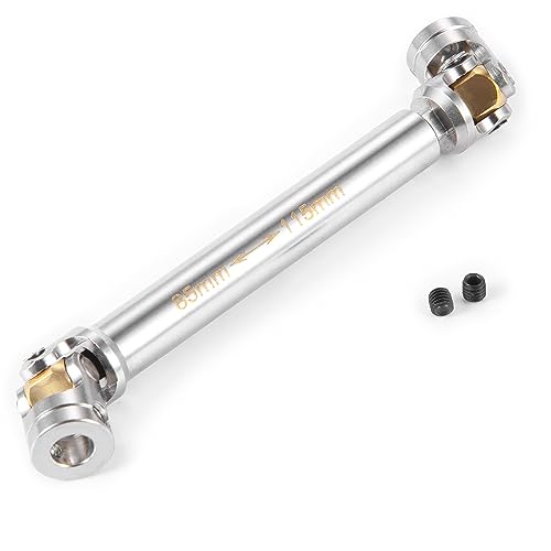 RC-Hub 1Pcs RC Driveshafts Metal Drive Shaft 45-50/47-57/55-67/60-80mm for 1:14 Tamiya Trailer Tractor Truck RC Crawler Car (85mm-115mm) - size: 85mm-115mm