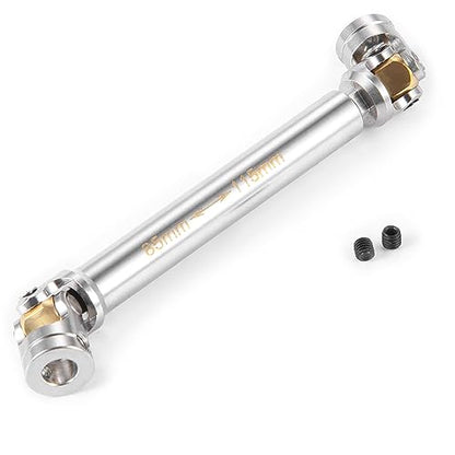RC-Hub 1Pcs RC Driveshafts Metal Drive Shaft 45-50/47-57/55-67/60-80mm for 1:14 Tamiya Trailer Tractor Truck RC Crawler Car (85mm-115mm) - size: 85mm-115mm