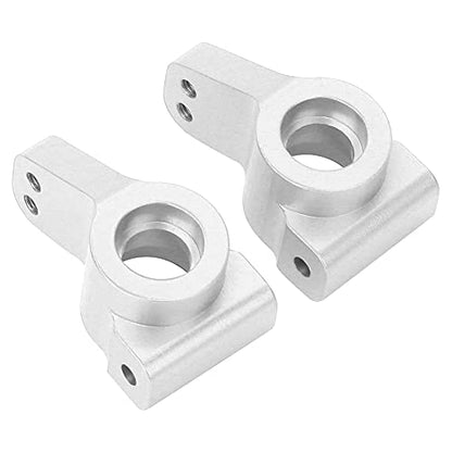 Aluminum Alloy Rear Hub Axle Carrier Replacement for ECX 2WD 1/10 RC Hobby Car, Lightweight Durable RC Rear Axle Hub with Precision Fit, Blue Silver Options (Silver ECX334000S) - color: Silver Ecx334000s