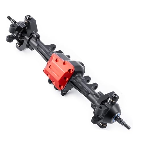 Aluminum Front Axle Complete Axles for TRX4M Upgrade 1/18 | RC Crawler Car, Black - size: Front Axle