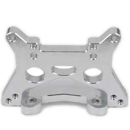 Front Shock Tower Absorber Plate 539080 for rc car 1/10 FS Racing Truck Buggy 53810 Upgraded hop-up Parts Alloy Aluminum(Silver) - color: Silver